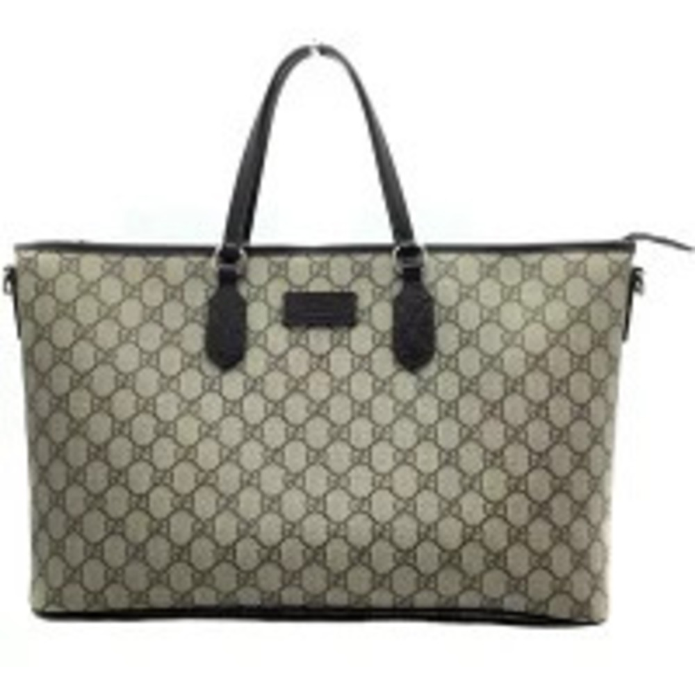 Gucci Shoulder Beige GG Tote Canvas Crossbody Bag Supreme Brown